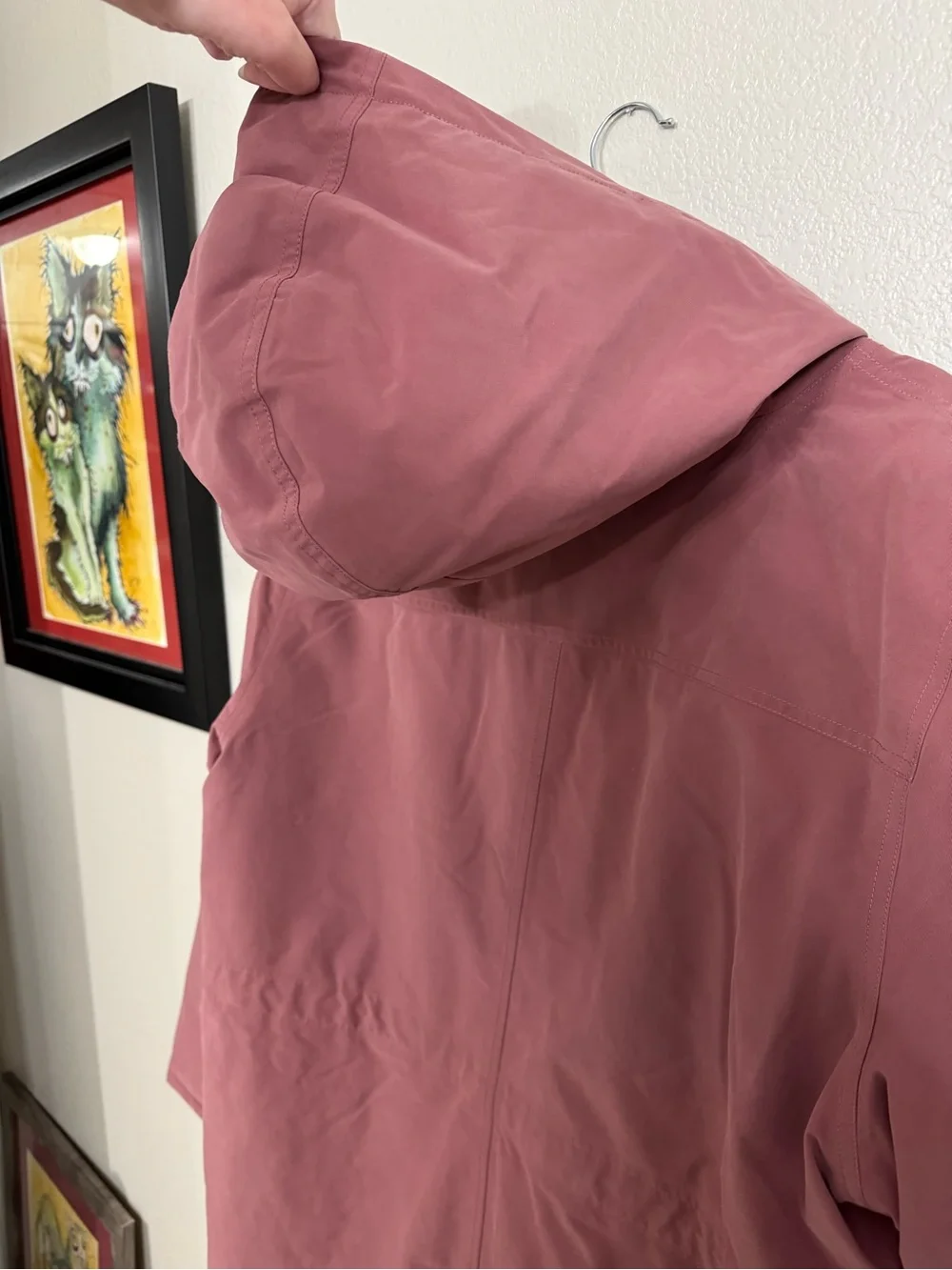 The North Face Women's Mauve Hooded Puffer Parka